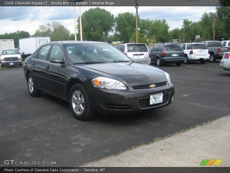 Mocha Bronze Metallic / Neutral Beige 2008 Chevrolet Impala LT