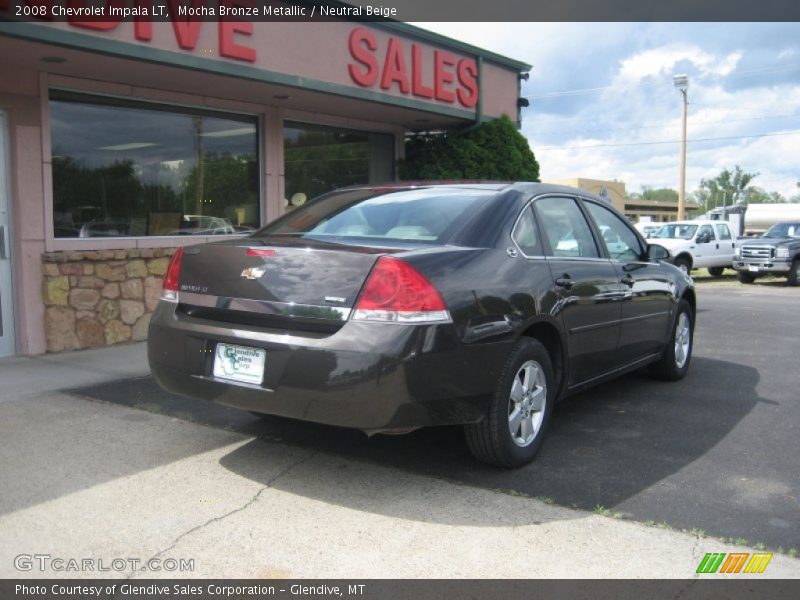 Mocha Bronze Metallic / Neutral Beige 2008 Chevrolet Impala LT