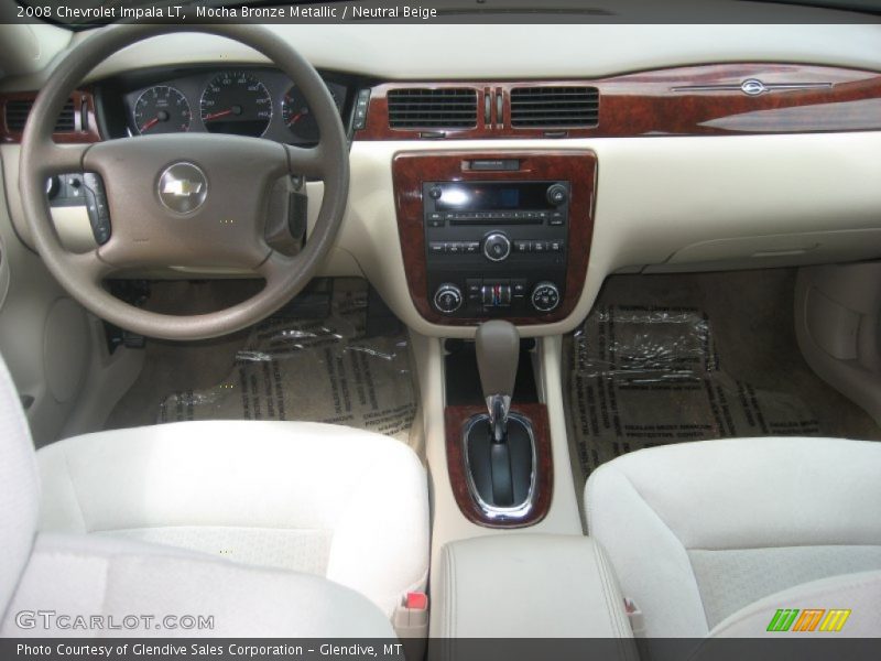 Mocha Bronze Metallic / Neutral Beige 2008 Chevrolet Impala LT