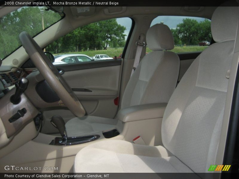 Mocha Bronze Metallic / Neutral Beige 2008 Chevrolet Impala LT