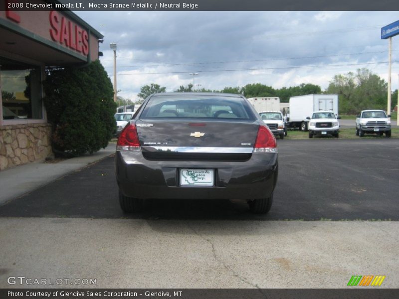 Mocha Bronze Metallic / Neutral Beige 2008 Chevrolet Impala LT