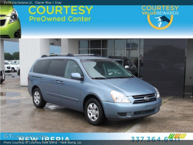 Glacier Blue / Gray 2006 Kia Sedona LX