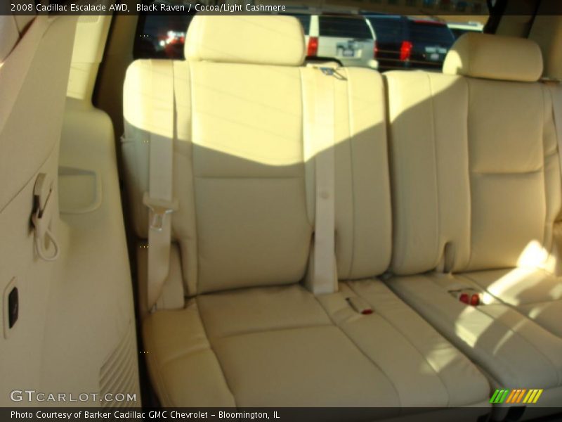 Black Raven / Cocoa/Light Cashmere 2008 Cadillac Escalade AWD