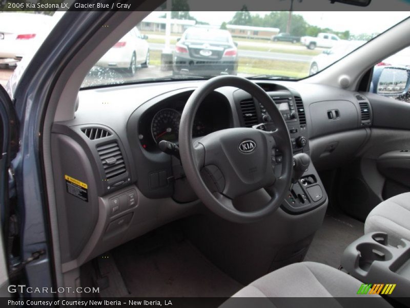 Glacier Blue / Gray 2006 Kia Sedona LX