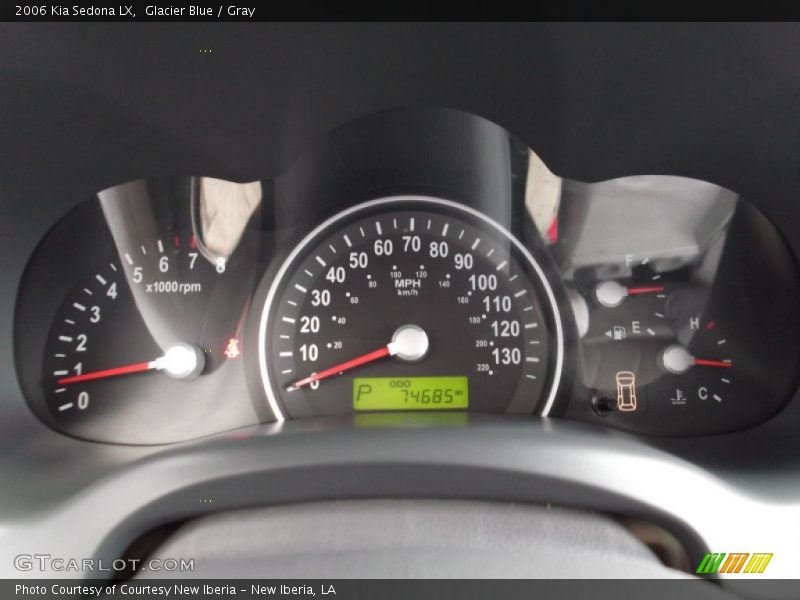 Glacier Blue / Gray 2006 Kia Sedona LX