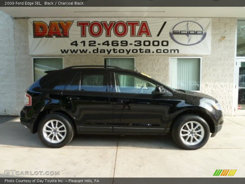 Black / Charcoal Black 2009 Ford Edge SEL