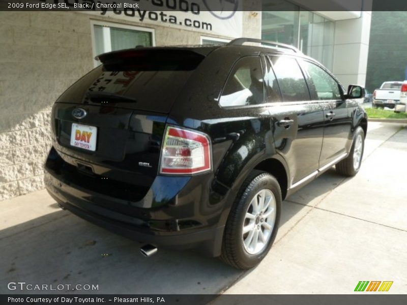 Black / Charcoal Black 2009 Ford Edge SEL