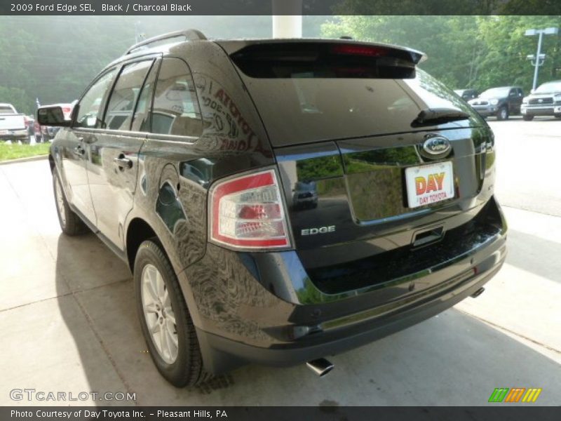 Black / Charcoal Black 2009 Ford Edge SEL