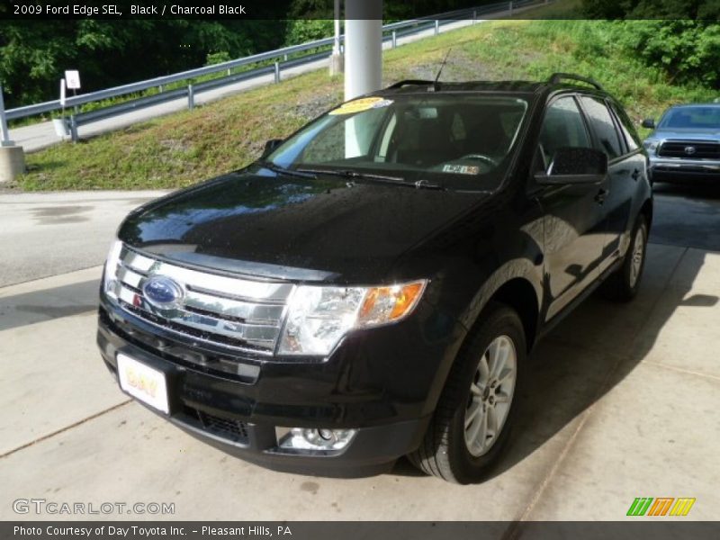 Black / Charcoal Black 2009 Ford Edge SEL