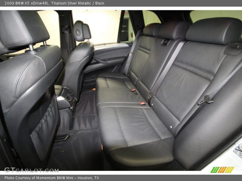 Titanium Silver Metallic / Black 2009 BMW X5 xDrive48i