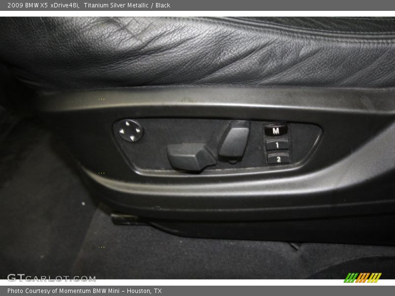 Titanium Silver Metallic / Black 2009 BMW X5 xDrive48i