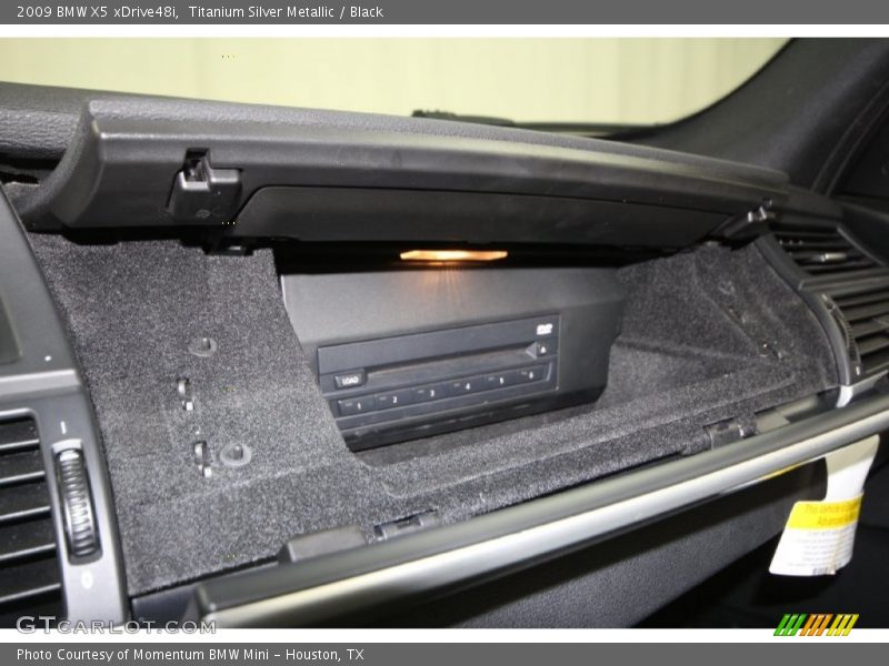 Titanium Silver Metallic / Black 2009 BMW X5 xDrive48i