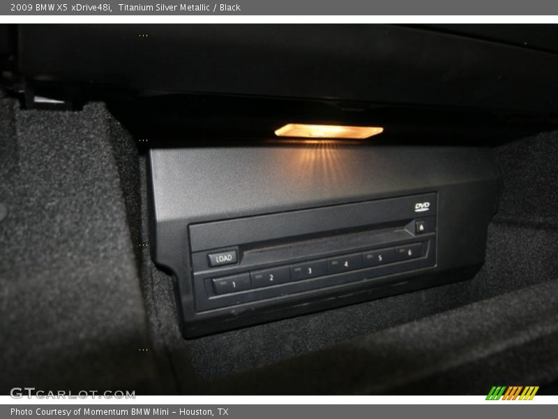 Titanium Silver Metallic / Black 2009 BMW X5 xDrive48i