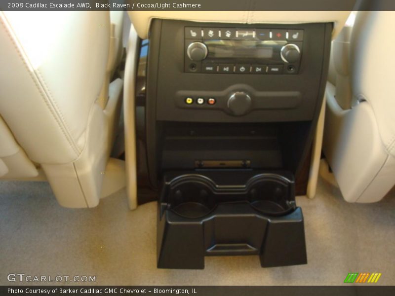 Black Raven / Cocoa/Light Cashmere 2008 Cadillac Escalade AWD
