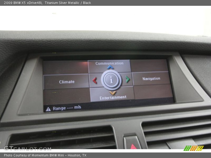 Titanium Silver Metallic / Black 2009 BMW X5 xDrive48i