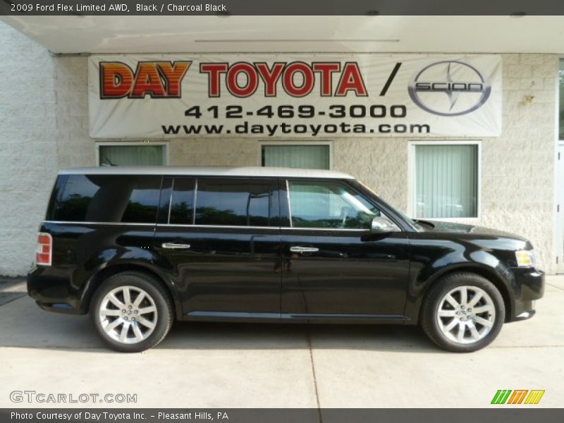 Black / Charcoal Black 2009 Ford Flex Limited AWD