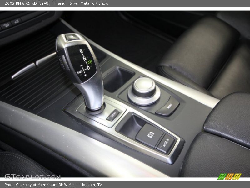 Titanium Silver Metallic / Black 2009 BMW X5 xDrive48i
