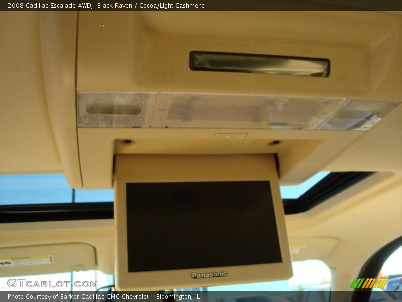 Black Raven / Cocoa/Light Cashmere 2008 Cadillac Escalade AWD