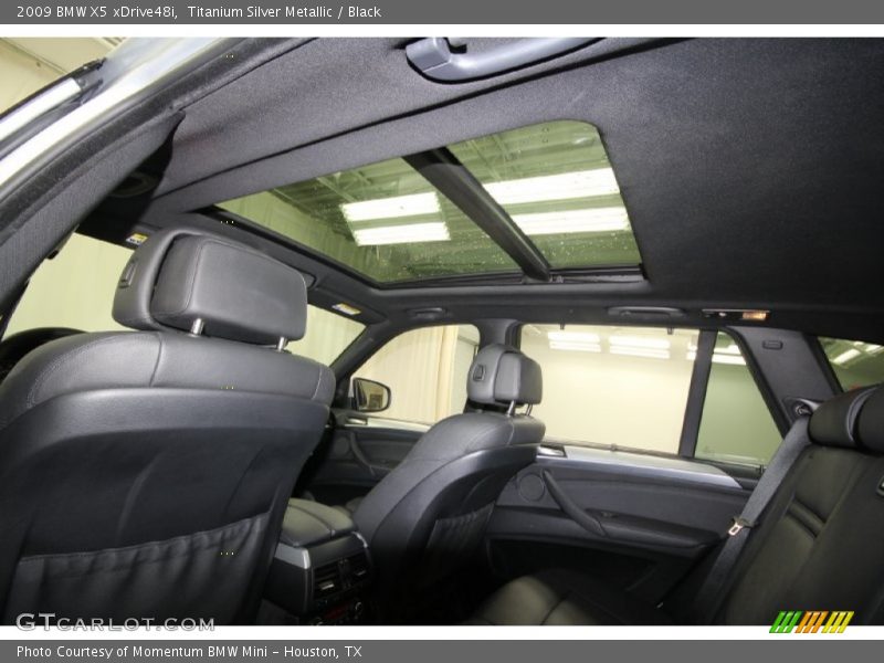 Titanium Silver Metallic / Black 2009 BMW X5 xDrive48i