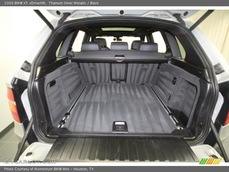Titanium Silver Metallic / Black 2009 BMW X5 xDrive48i