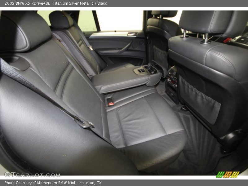 Titanium Silver Metallic / Black 2009 BMW X5 xDrive48i