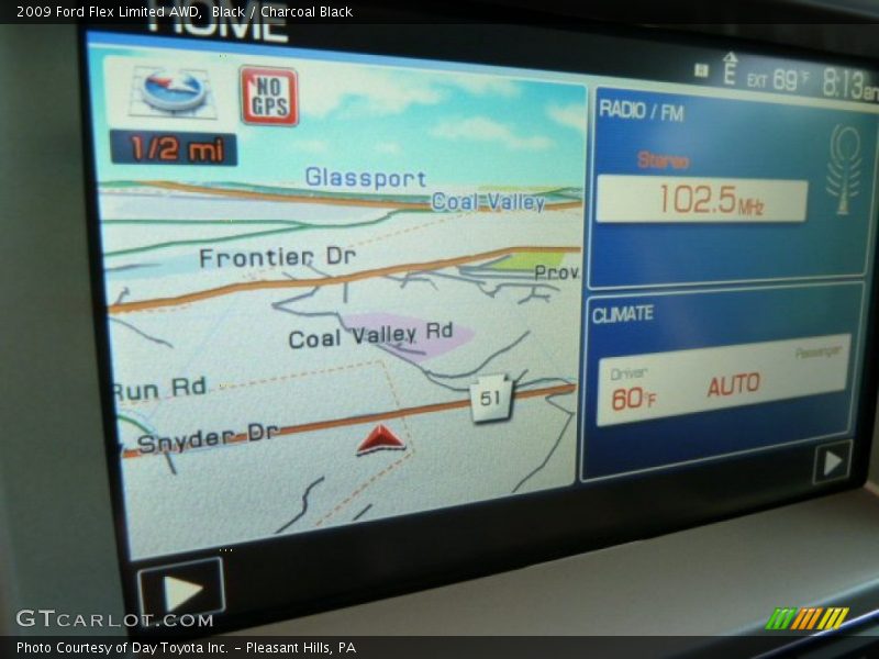 Black / Charcoal Black 2009 Ford Flex Limited AWD