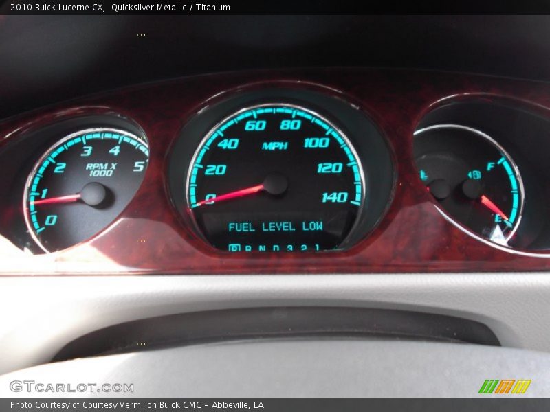  2010 Lucerne CX CX Gauges