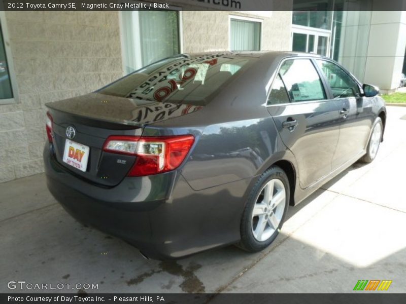 Magnetic Gray Metallic / Black 2012 Toyota Camry SE