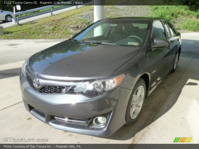 Magnetic Gray Metallic / Black 2012 Toyota Camry SE