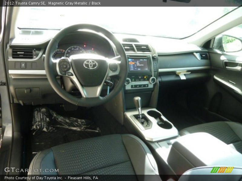 Magnetic Gray Metallic / Black 2012 Toyota Camry SE