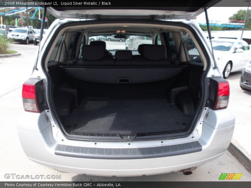 Liquid Silver Metallic / Black 2008 Mitsubishi Endeavor LS