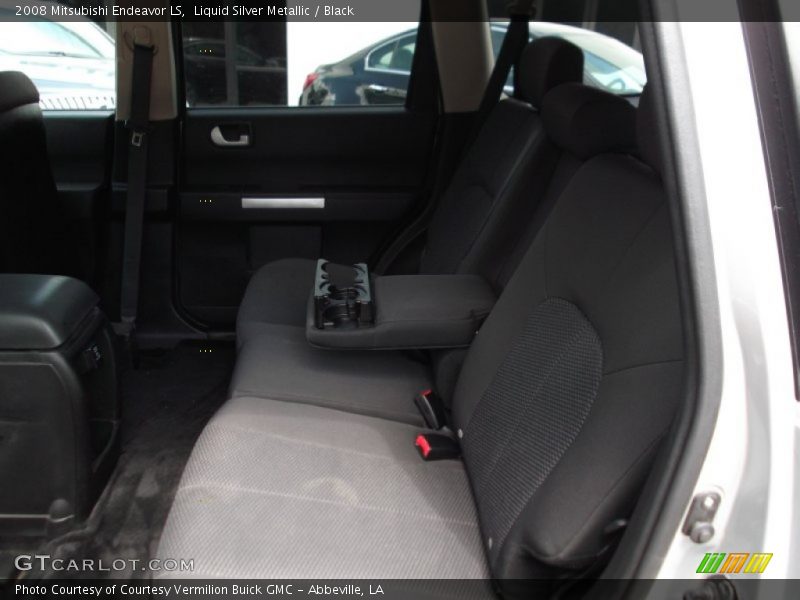 Liquid Silver Metallic / Black 2008 Mitsubishi Endeavor LS