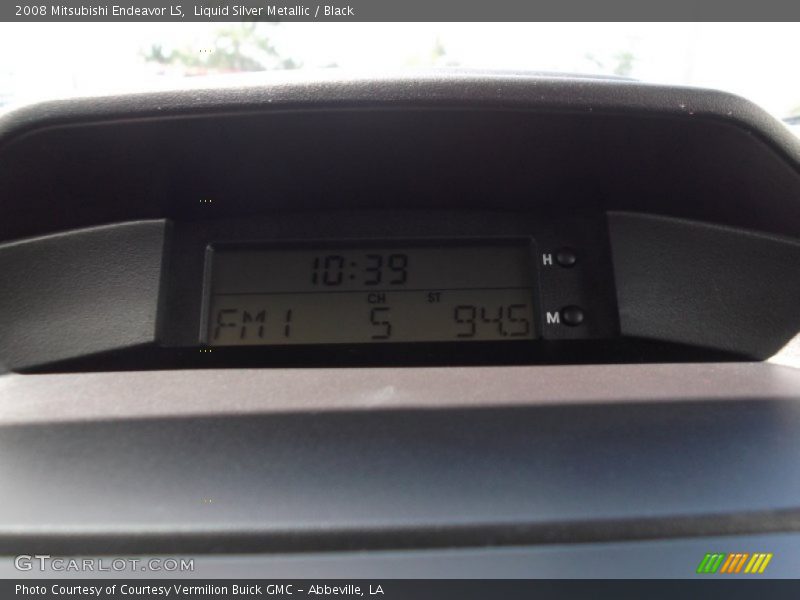 Liquid Silver Metallic / Black 2008 Mitsubishi Endeavor LS