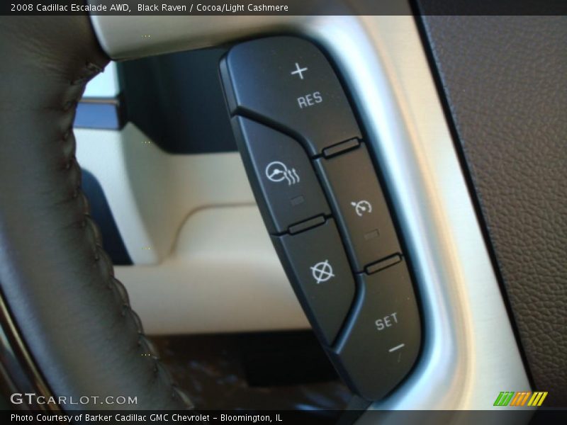 Black Raven / Cocoa/Light Cashmere 2008 Cadillac Escalade AWD