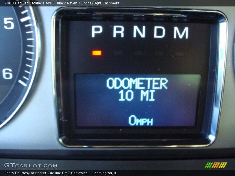 Black Raven / Cocoa/Light Cashmere 2008 Cadillac Escalade AWD