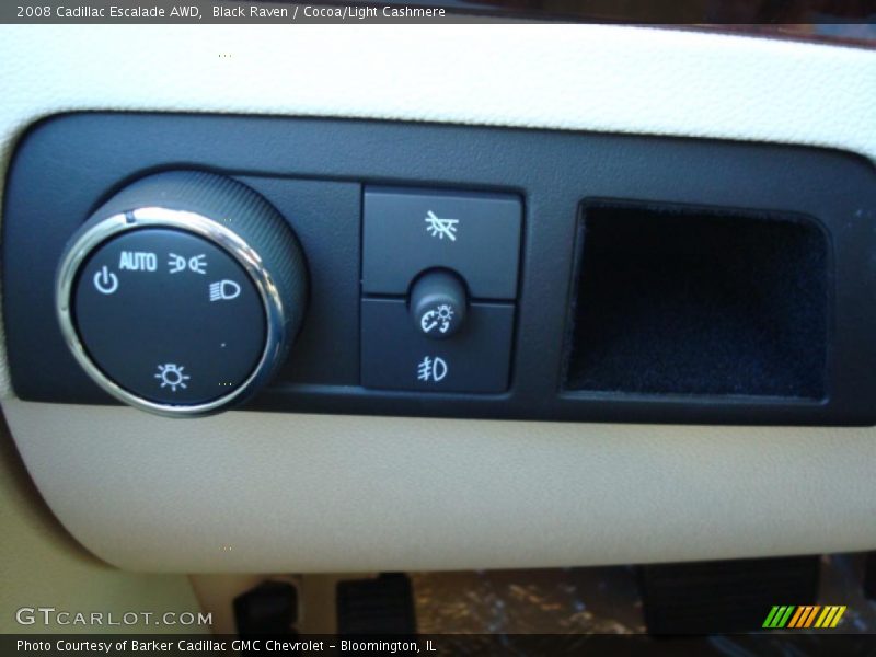 Black Raven / Cocoa/Light Cashmere 2008 Cadillac Escalade AWD