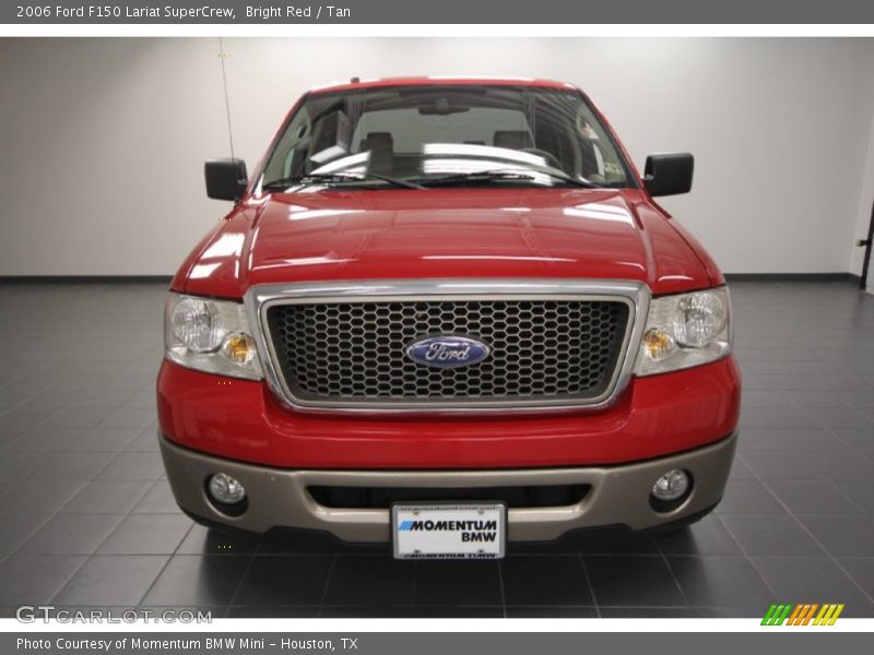 Bright Red / Tan 2006 Ford F150 Lariat SuperCrew