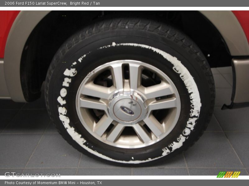 Bright Red / Tan 2006 Ford F150 Lariat SuperCrew