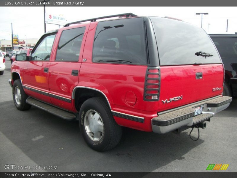 Bright Red / Gray 1995 GMC Yukon SLT 4x4