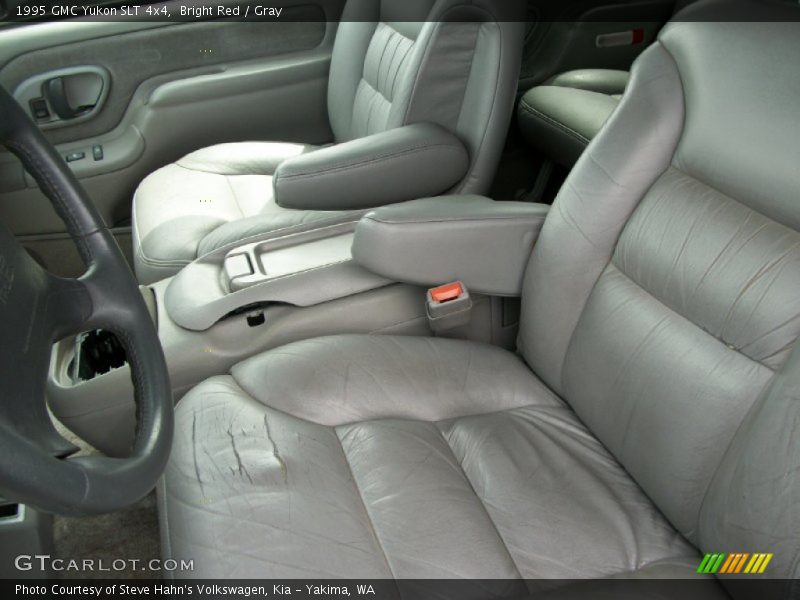 Bright Red / Gray 1995 GMC Yukon SLT 4x4