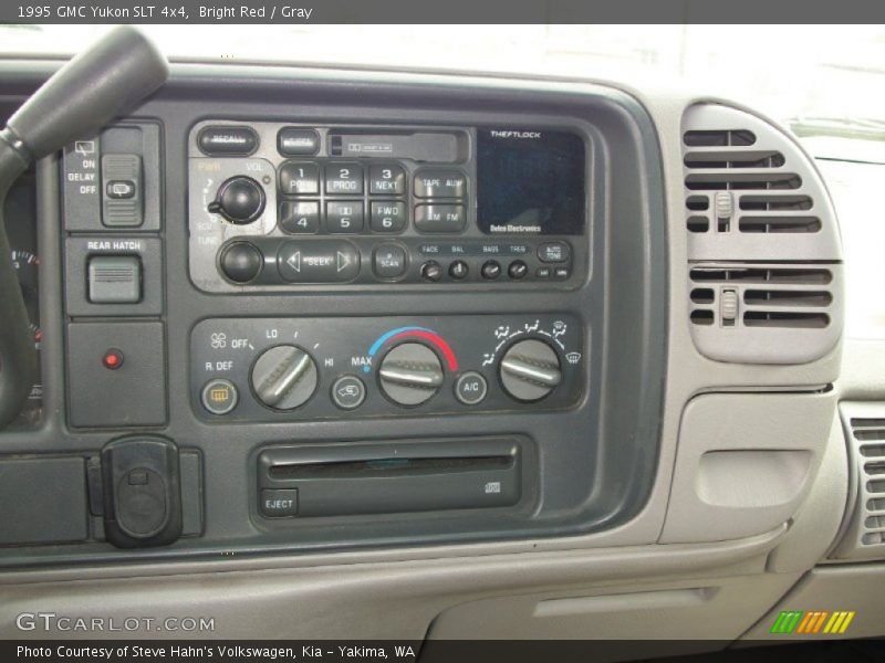 Bright Red / Gray 1995 GMC Yukon SLT 4x4