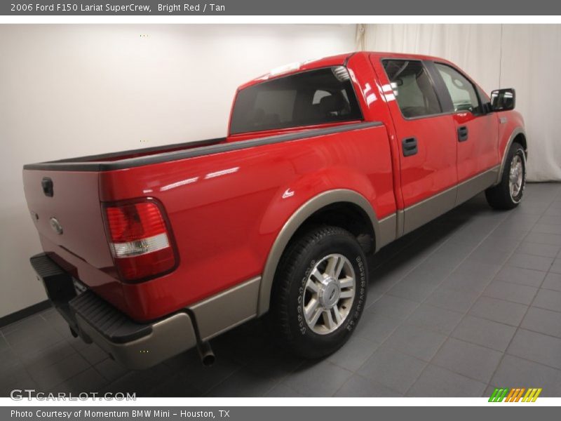 Bright Red / Tan 2006 Ford F150 Lariat SuperCrew