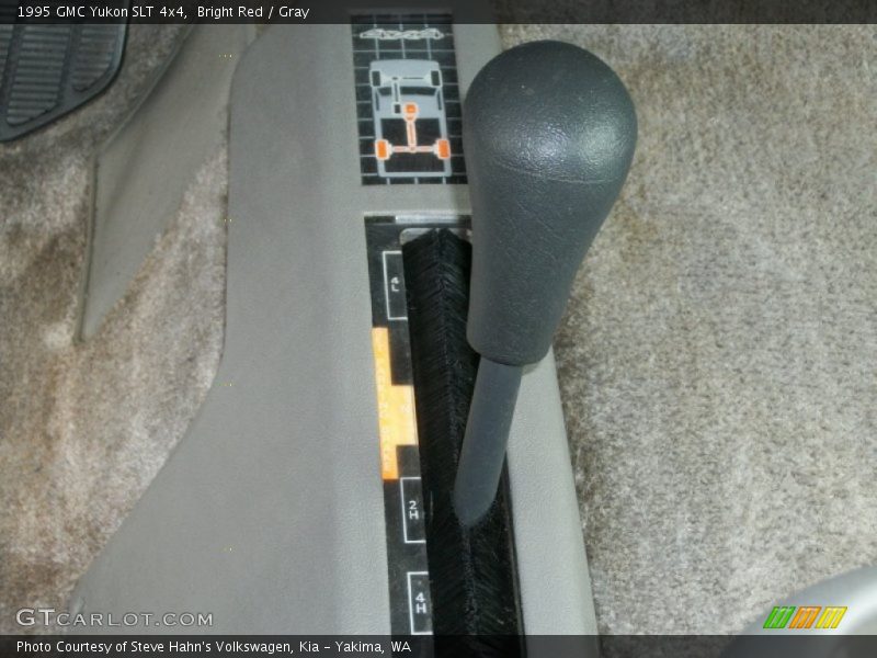 Bright Red / Gray 1995 GMC Yukon SLT 4x4