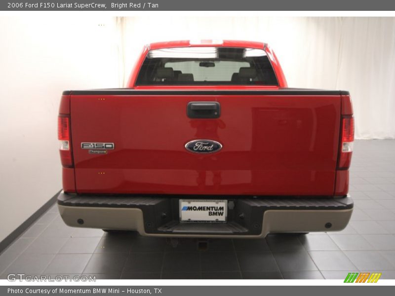 Bright Red / Tan 2006 Ford F150 Lariat SuperCrew