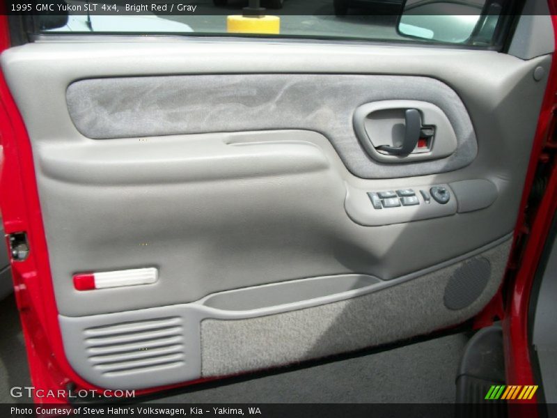 Bright Red / Gray 1995 GMC Yukon SLT 4x4