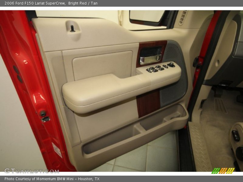 Bright Red / Tan 2006 Ford F150 Lariat SuperCrew