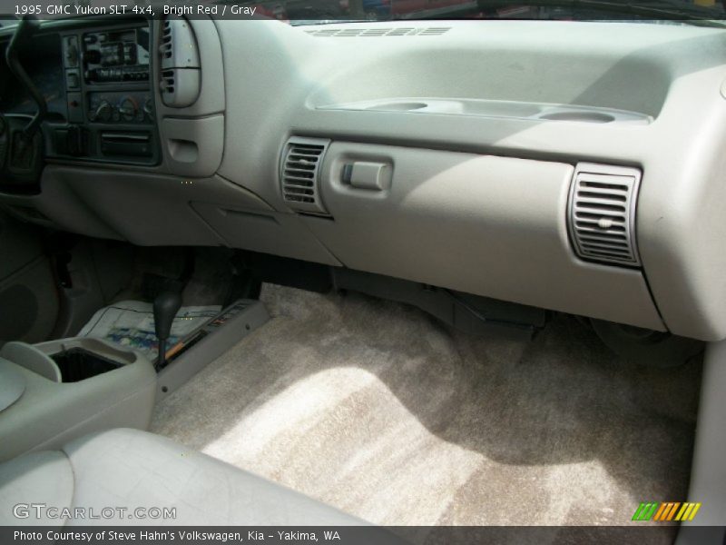 Bright Red / Gray 1995 GMC Yukon SLT 4x4