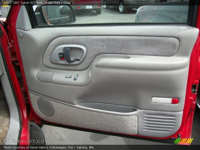 Bright Red / Gray 1995 GMC Yukon SLT 4x4