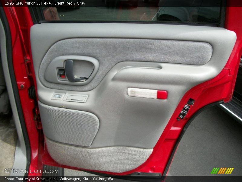 Bright Red / Gray 1995 GMC Yukon SLT 4x4