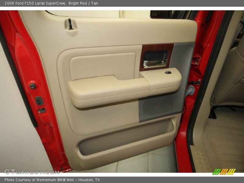 Bright Red / Tan 2006 Ford F150 Lariat SuperCrew